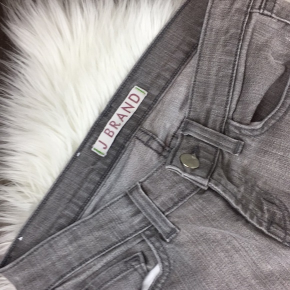J Brand Gray Pencil Leg Pants 24 - Picture 2 of 5